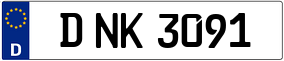 Truck License Plate
